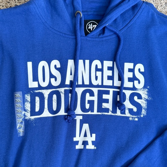 NWT ‘47 Royal Blue Los Angeles LA Dodgers Hoodie - Picture 5 of 6